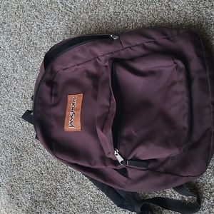Brown jansport backpack